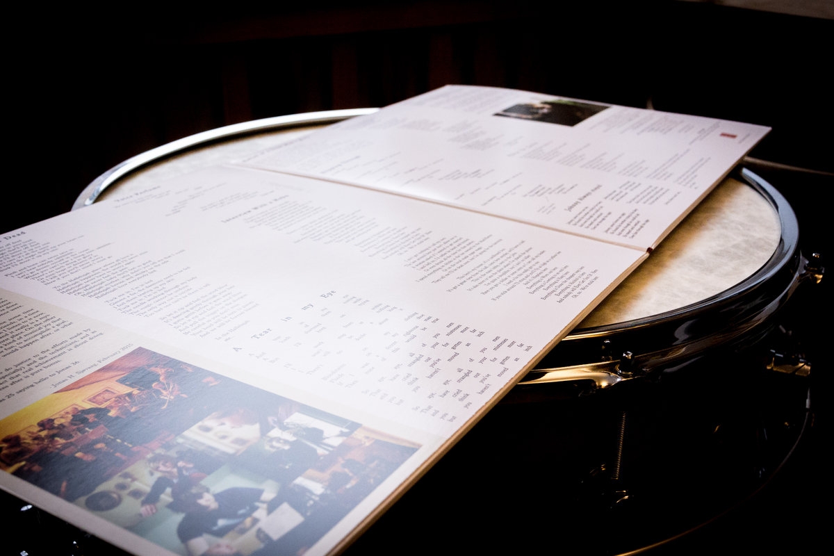 Picture of the Large Ensemble vinyl record, open gatefold
